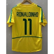 2002 Brazil Football Home Away Retro Soccer Jersey
