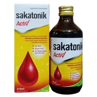 SAKATONIK ACTIV SIRUP 310 ML TAMBAH DARAH ZAT BESI ASAM FOLAT MINERAL