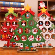 Christmas Tree Display Wooden Tree Ornament Xmas Gift Decor Festive Decoration Xmas Idea Present