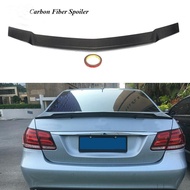 For Mercedes Benz W212 E250 E350 E500 Sedan Rear Spoiler Wing Carbon Fiber 2010 - 2015
