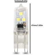 Lxcom Lighting G9 LED Bulb 1W Dimmable LED Corn Light Bulbs 10W Halogen Bulb Warm White 3000K G9 Bas
