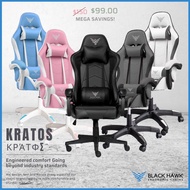 【In stock】(͢I͢N͢ ͢S͢T͢O͢C͢K͢S͢)͢ Black Hawk Kratos Gaming Chair / Gaming Chair / Computer Chair (E-S