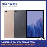 Samsung Galaxy Tab A7 10.4" LTE 3/64GB or 3/32GB T505 (Free bluetooth headset worth $29.90!)