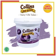 COLLINS DIP GLAZE Repack 200 gr - Topping Selai Donat / Kue Aneka Rasa - Chocolate Coklat / Strawber