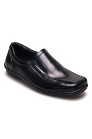 Chinatown Leather รองเท้าคัทชูว์หนังแท้ - สีดำ