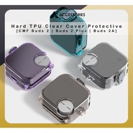 Hard TPU Transparent Case For CMF Buds 2 | CMF Buds 2 Plus | CMF Buds 2A Protection Cover With Lock 