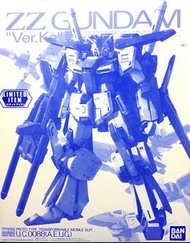 MG MSZ-010 ZZ Gundam Ver. Ka 
Clear Color Ver. 彩透特別版 Double Zeta 高達
1/100 Bandai Master Grade Limite