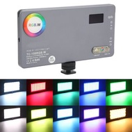 USB 充電 TC-158RGB.W 10W RGB LED 視訊燈 可調式相機視訊補光燈  psbckp USB Rechargeable TC-158RGB.W 10W RGB LED Video Light Adjustable Camera Video Fill Light 裝飾燈 露營燈 補光燈 植物補光燈 閃光燈 氣氛燈 自拍補光燈 rgb補光燈 彩虹燈 投影燈 攝影燈 星空燈 月球燈 氛圍燈 打光燈 atmosphere light