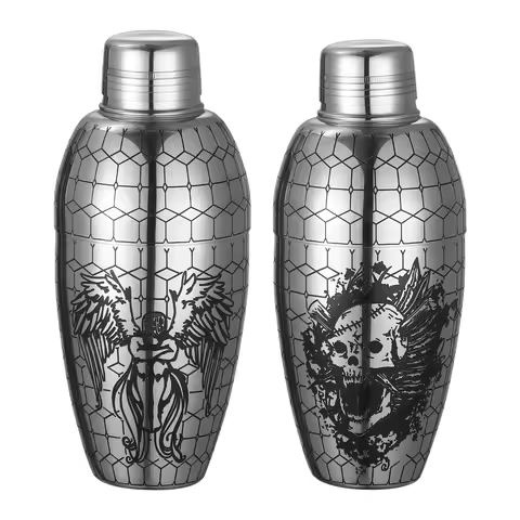 500ml 3 Pieces Cocktail Shaker Bar Shaker Cobbler Shaker Bar Tools