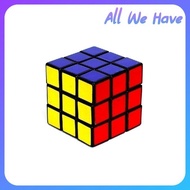 (SOLID ROTATION) AWH 3x3 Color Puzzle Cube Toy Smooth Rotation Magic Cube Mainan Asah Minda Kanak Ka