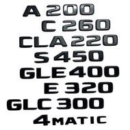 AI Car Letters For Mercedes A C S E CLA GLE GLA 200 220 260 400 450 W205 W204 W213 W212 W222 X156 Emblem Logo Stickers Accessories