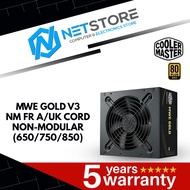 COOLER MASTER MWE GOLD V3 NM FR A/UK CORD NON-MODULAR (650/750/850)