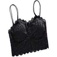 Áo ngực Bra toàn ren sexy 2 dây mút rời BREN01 (đen)