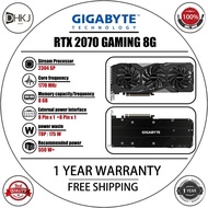 USED GIGABYTE GeForce RTX 2070 GAMING 8G Graphics Card 8GB 2304SP 1710MHz GDDR6 8GB 1 Year Warranty
