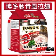 逸品拉麵博多豚骨風 (82g*4 Bags) 328g (8934563712044) 紅 公仔麵類