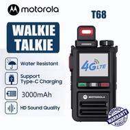5000KM Motorola Walkie Talkie Zello T68 Global 4G 5G WIFI GPS Network Radio Long Range Internet Inte