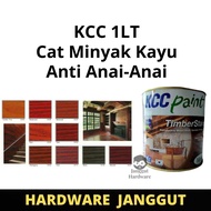 1LT KCC Timber Stain. Cat Kayu Varnish Minyak Kayu Anti Anai-Anai