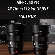 กล้องมืออาชีพ F1.2 VILTROX 27มม. ไพรม์เลนส์ฟูจิ XF โซนี่ E Nikon Z รูรับแสงขนาดใหญ่ APS-C อัตโนมัติเ