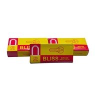 กุญแจสปริงชุบทอง BLISS คอยาว 32 mm. #263L (กล่องละ 6 อั