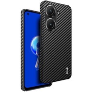 全城熱賣 - 適用於Asus ZenFone 9 5G 艾美克 睿翼系列碳釺維紋PU + PC手機保護殼