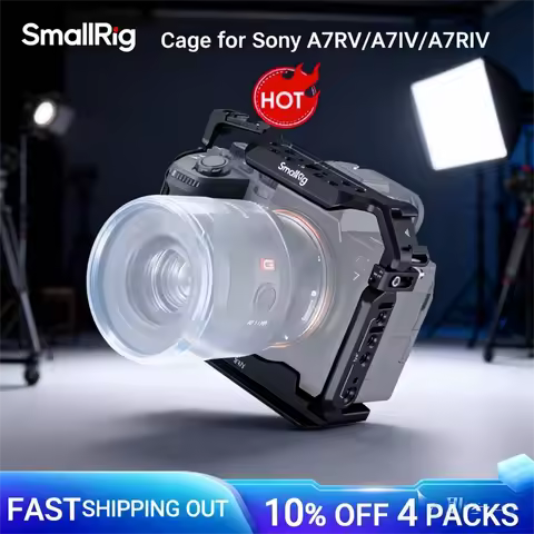 SmallRig A7m4 A7 IV Full DSLR Camera Cage for Sony Alpha a7iv A7 IV / Alpha 7S III Advanced Cage Kit