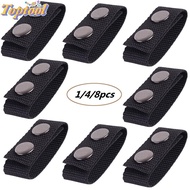 TOPTOOL 1/4/8Pcs Belt Keeper Double Snaps Portable  Heavy Duty