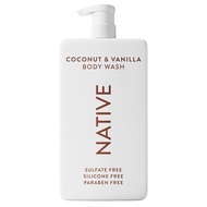 NativeSulfateFreeBodyWashContainslyDerivedIngredients|forWomen&Men|Coconut&Vanilla,36oz