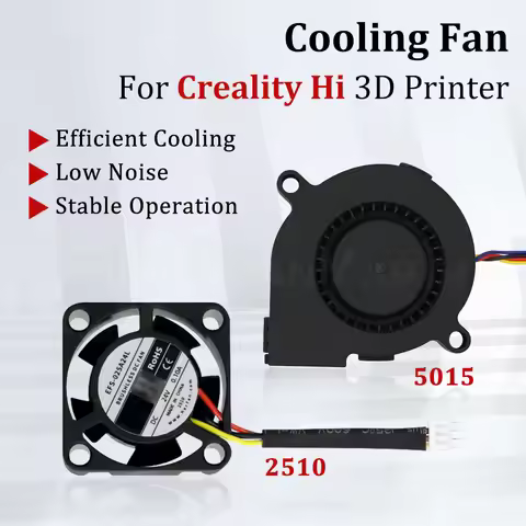 Fan For Creality Hi 2510 Cooling Fan 5015 Blower Fan DC24V Hotend Throat Auxiliary Cooling 3d Printe
