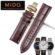 สายนาฬิกา Mido ดั้งเดิม หนังวัวแท้ Berencelli สายนาฬิกา MIDO Commander ครบรอบ 40 ปี สำหรับผู้ชายและผู้หญิง