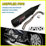 ◧ ❁ ▬ Apido Muffler Pipe 1set V4 For Wave100/110/125 1 Set Honda Click 125i Motorcycle Accessories