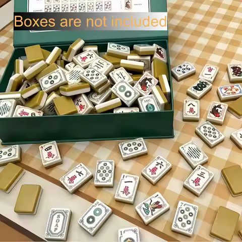 2026 Hot American Mahjong Tiles Acrylic Engraved Mahjong Set American Mahjong Set Indoor Outdoor Par