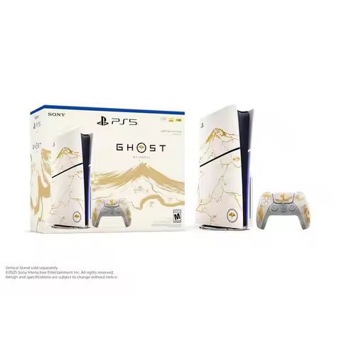 PlayStation 5 Slim Console – Ghost of Yōtei Gold Limited Edition Bundle