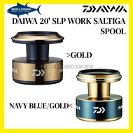 DAIWA 20' SLP WORK SALTIGA SPOOL - Gold & Navy Blue Gold