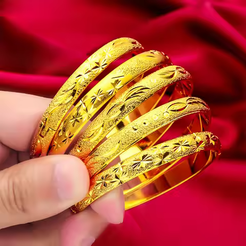 24K gold clasp star bracelet | AU999 full gold, 8MM wide-faced diamonds are as bright as the galaxy,