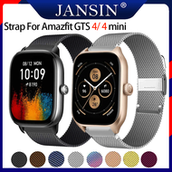 Jansin for Amazfit GTS 4 mini Stainless Steel Strap Metal Buckle for Amazfit GTS 4 Watch Band Replac