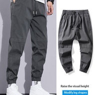 Streetwear Hip Hop Cargo Pants Men Cargo Pants Elastic Pant Joggers Men's Ankle Banded Overalls Pants