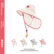 Yes✨Fashion Accessories Wide‑Brim Shawl Sun Hat Lightweight Thin Summer Fashion Hat Unisex for Boys 