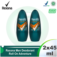 Rexona Men Deodorant Roll On Adventure 45 - Twinpack