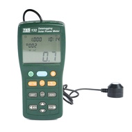 TES-132 Handheld Solar Power Meter Tester 400-1Knm Range 2000W/m2 & 634Btu/(ft2h) Data Logger SD Car