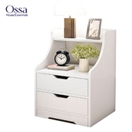 Ossa ข้างเตียงE2-3A ตู้เก็บของ ชั้นไม้อเนกประสงค์ โต๊ะข้างเตียง ตู้ลิ้นชัก ชั้นเก็บของข้างเตียง