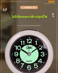 นาฬิกาปลุกตั้งโต๊ะ ขนาดเล็ก SEIKO เครื่องเดินเรียบไร้เสียงรบกวน มีไฟแบ็คไลท์