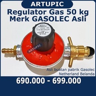 Original Regulator Gas Merek GASOLEC 50 kg Asli Sparepart Pemanas