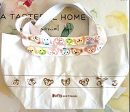 香港迪士尼 Duffy and Friends  七寶 購物袋 環保袋 小號 中號 S size M size (可手提/側孭) HK Disney Linabell Stellalou 星黛露 玲娜