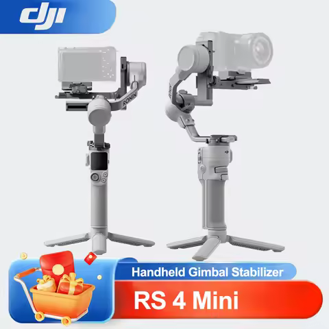 DJI RS 4 Mini Handheld Gimbal Stabilizer Intelligent Tracking and Composition Automated Axis Locks f