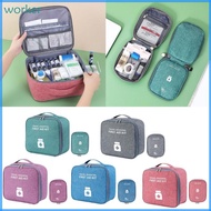 Wor* 2Pcs Portable Emergency Kits Waterproof First Aids Bag Travel  Pouch Pharmacy Bag Medication St
