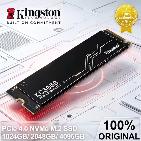 Kingston M.2 SSD KC3000 PCIe 4.0 NVMe Solid State Drive 1024GB 2048GB 4096GB High-Performance Storag