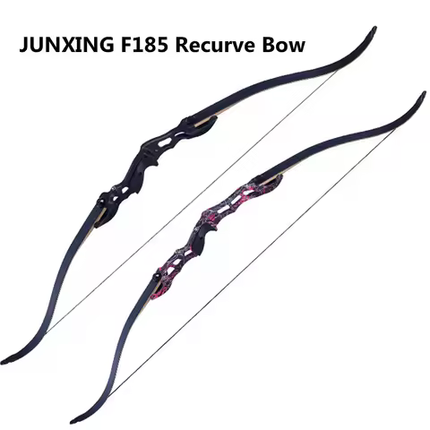 JUNXING Recurve Bow F185 17/19/21Inch Aluminum Alloy 30-50lbs right handle Riser Aluminum Alloy Arch