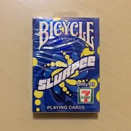 全新bicycle啤牌7-eleven slurpee 2020 playing cards blue 7-11 思樂冰藍色撲克牌 cardistry 花切 poker magic 紙牌遊戲 桌遊 p