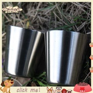 SGW_ Outdoor Camping Hiking Polished Stainless Steel Whiskey Liquor Cup for Hip Flask