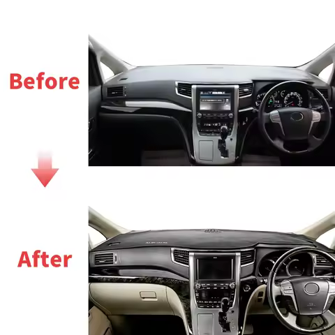 fit for Alphard Vellfire 20 AH20 2008-2014 RHD Dashmat Dashboard Cover Pad Protective Carpet Car Acc
